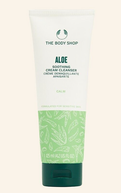 NEW!!! The Body Shop Aloe calming cream cleanser 250ml