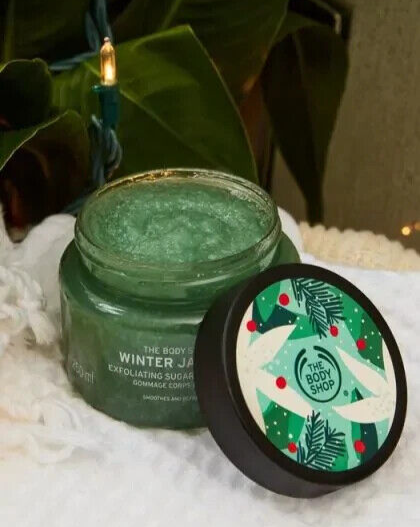 The Body Shop Winter Jasmine festive BODY SCRUB 300g- 250ml (Special Edition) 