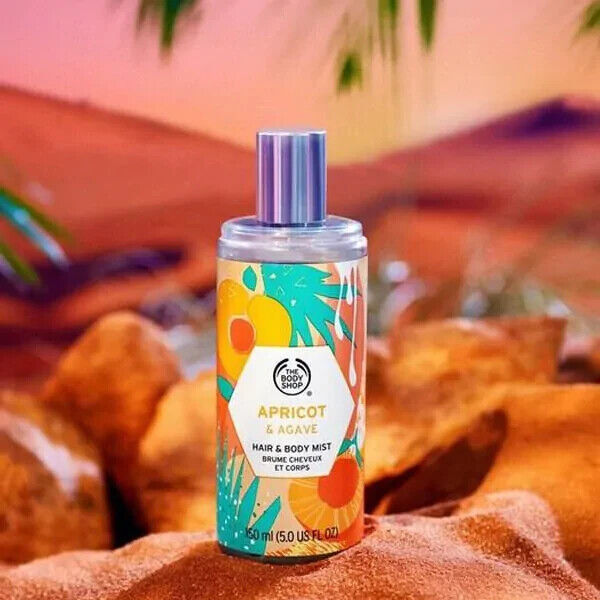 NEW! The Body Shop Apricot & Agave Hair & Body Mist 150ml