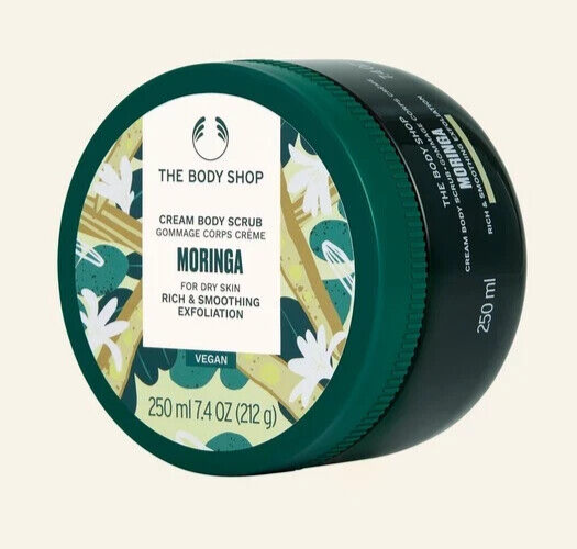 NEW!!! The Body Shop Body Moringa Scrub - 250 ml Vegan