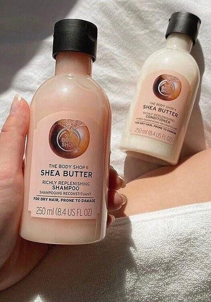 NEW!!! The Body Shop Shea Butter Richly Replenishing Shampoo 250ml for dry hair 
