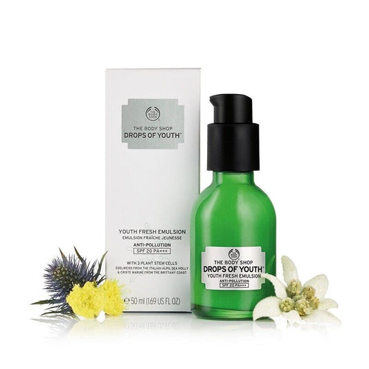 NEW!!!!!  The Body Shop Drops of Youth Youth Fresh Emulsion SPF20 PA+++ 50ml