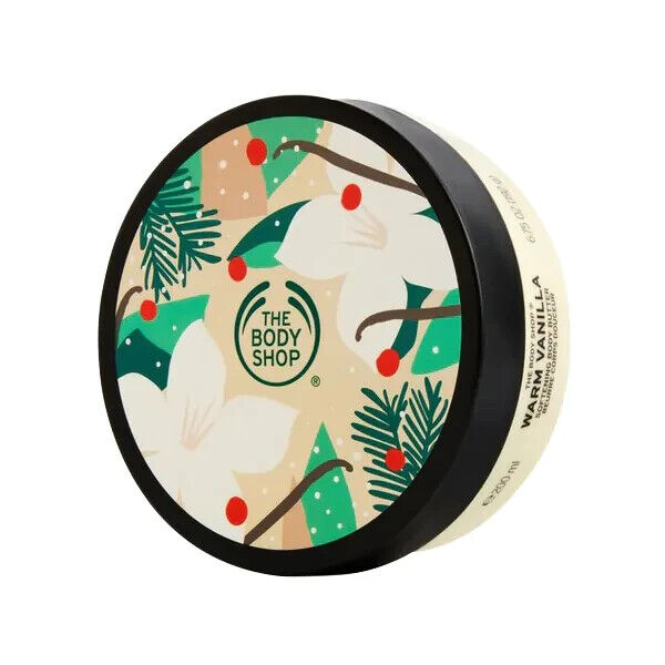 The Body Shop Warm Vanilla festive BODY BUTTER -200ml (Special Edition) Vegan