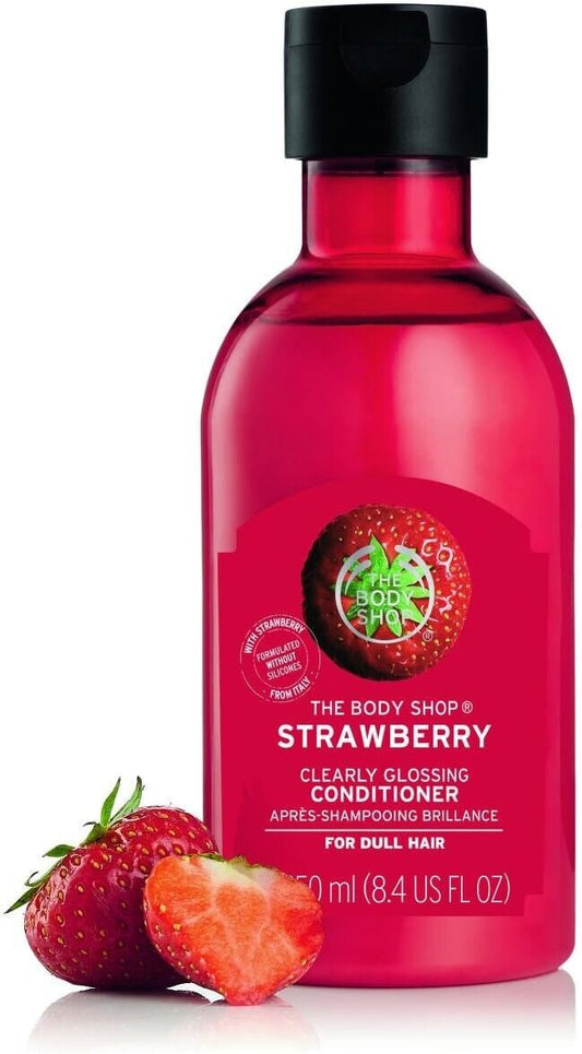NEW!!! The Body Shop - Strawberry Clearly Glossing Conditioner (250ml)