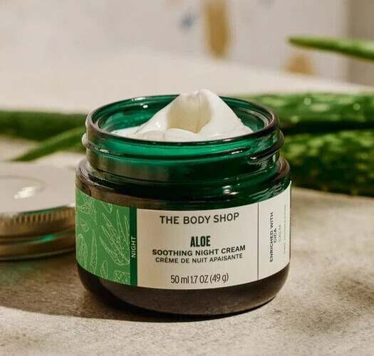 NEW!!! The Body Shop Aloe Soothing NIGHT Cream 50ml