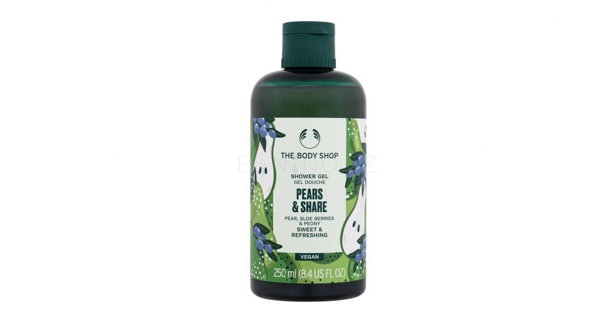 THE BODY SHOP  PEARS AND SHARE SHOWER GEL- 250ml- LIMITED EDITION