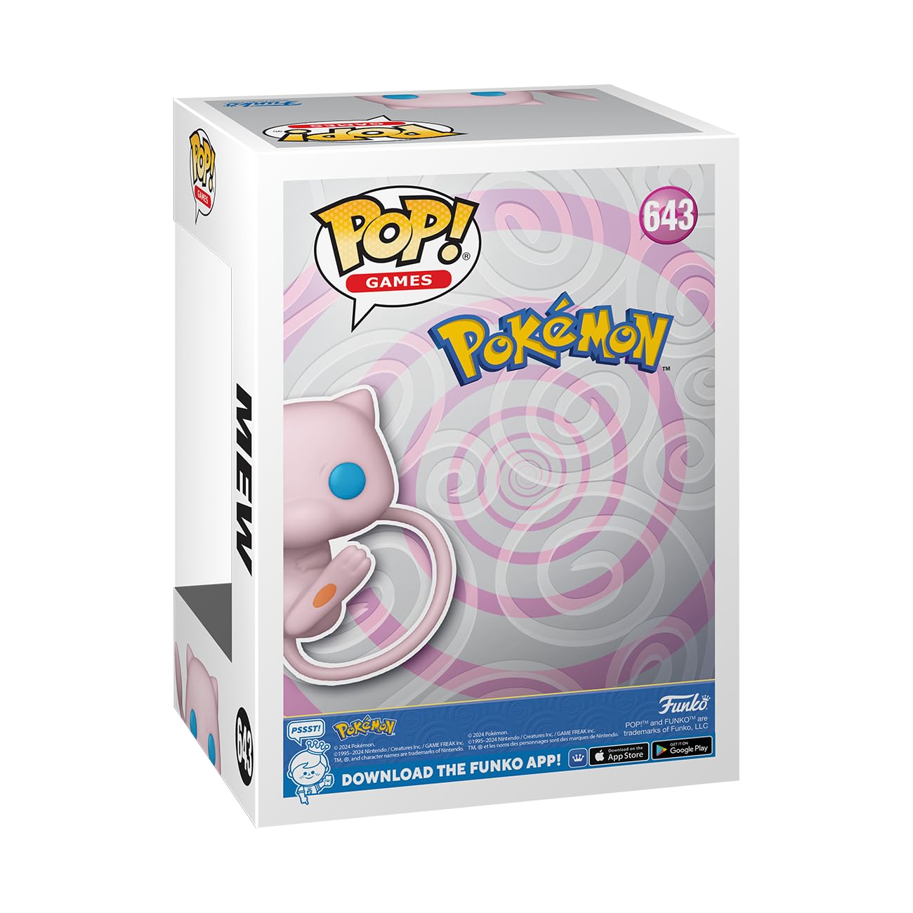Funko POP! Games: Pokemon - Mew - Collectable Vinyl Figure - Gift Idea - Official Merchandise - Toys for Kids & Adults - Video Games Fans - Model Figure for Collectors and Display