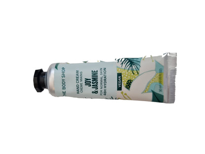 THE BODY SHOP Joy & Jasmine Hand Cream 48HR HYDRATION FLORAL & FESTIVE SCENT VEGAN, 30 ML