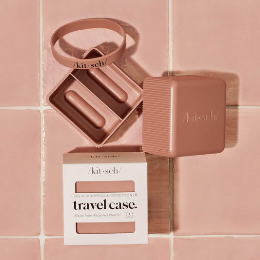 Kitsch Bottle-Free Beauty Travel Case, Terracotta