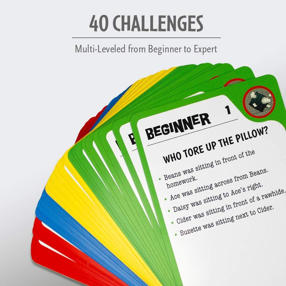 Thinkfun Dog Crimes Who's to Blame Brain Teaser Logic Challenge Game for Kids Age 8 Years Up