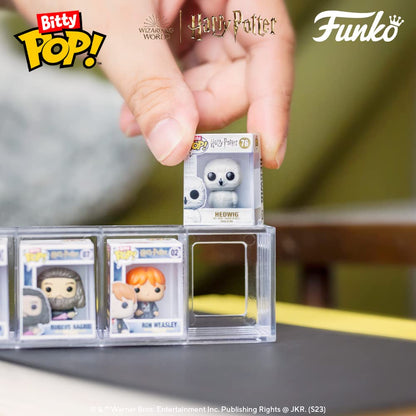 Funko Bitty Pop! Harry Potter Mini Collectible Toys - Lord Voldemort, Draco Malfoy, Bellatrix Lestrange & Mystery Chase Figure (Styles May Vary) 4-Pack