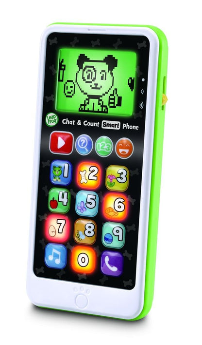 Leapfrog Chat and Count Smart Phone, Scout, Kids Mobile , Educational Toy, Baby Sensory Play, Gift for Children Aged 18 Months, 1, 2, 3, 4 Years, Multicolour