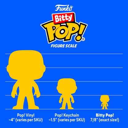 Funko Bitty POP! Star Wars - Luke Skywalker?, Obi-Wan Kenobi?, Jawa? and A Surprise Mystery Mini Figure - 0.9 Inch (2.2 Cm) Collectable - Stackable Display Shelf Included - Gift Idea - Cake Topper