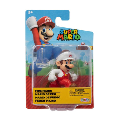 World of Nintendo Super Mario 2.5-inch Action Figure Fire Running Mario