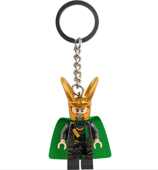 LEGO Marvel 854294 Loki Keyring from 6 Years, multicoloured