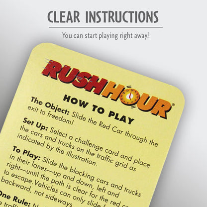 Thinkfun Rush Hour - Traffic Jam Logic, Brain & Challenge Game - STEM Toys for Boys & Girls Age 8 Years Up - Gifts for Kids and Adults