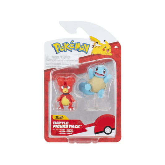 Pokemon Battle Figure 2 Pack (Magby & Squirtle #5) W19 Figure