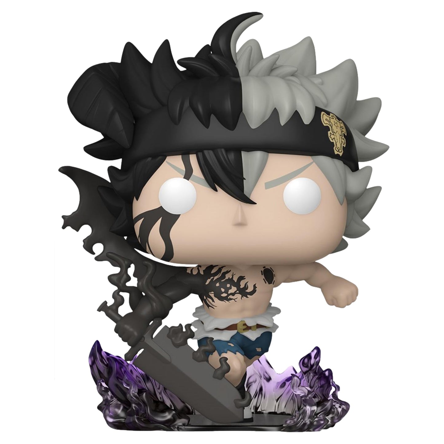 Funko Black Clover Black Asta Glow-in-The-Dark Pop! Vinyl Figure #1556 - Entertainment Earth Exclusive