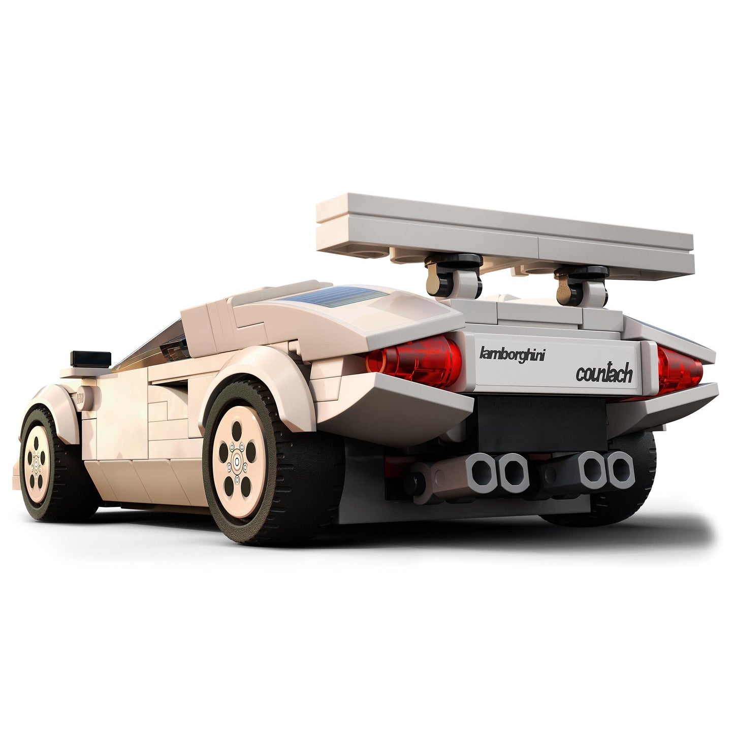 LEGO 76908 Speed Champions Lamborghini Countach, Race Car Toy Model Replica, Collectible Building Set with Racing Driver Minifigure, Multicolor