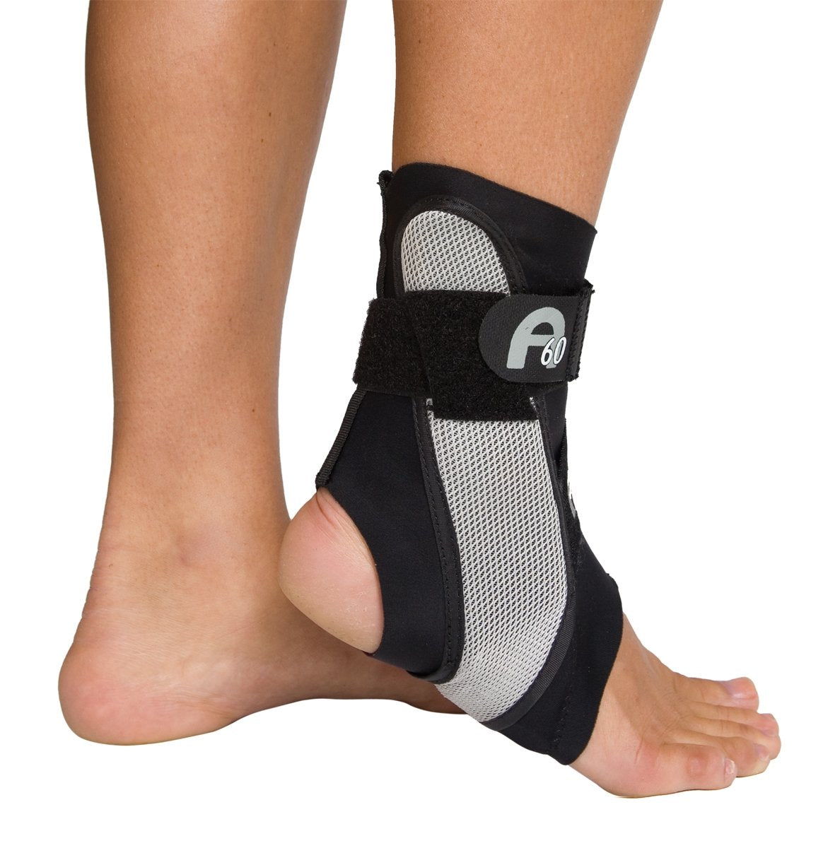 AIRCAST A60 Ankle Support Brace, Right Foot, Black, Small