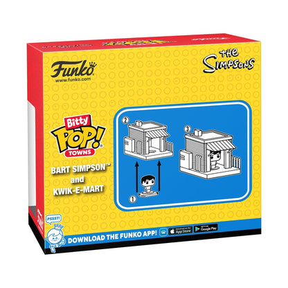 Bitty Pop! Towns Bart Simpson and Kwik-E-Mart