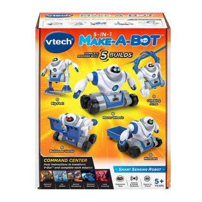 VTech Make-a-Bot, 5-in-1, Learning and Education Toy for Kid