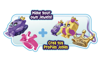 BANDAI TH00003 Royals 8 Pack | This Pinky Promise Multipack Contains 8 Collectable Gemmy Friends 1 Ring and 1 Necklace Mix and Match Gems and Girls Jewellery for Wearable Fun
