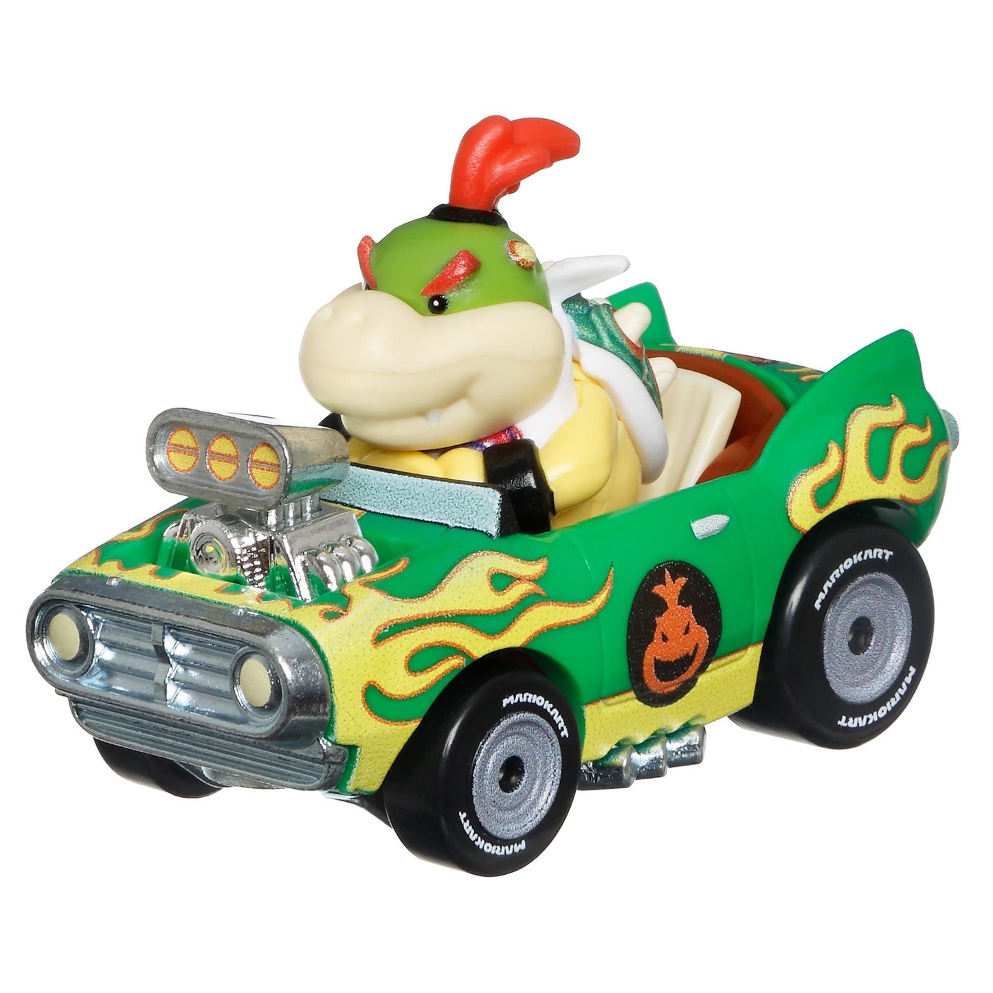 Hot Wheels Mario Kart 1:64 Scale Replica Die Cast - Bowser Jr. Flame Flyer