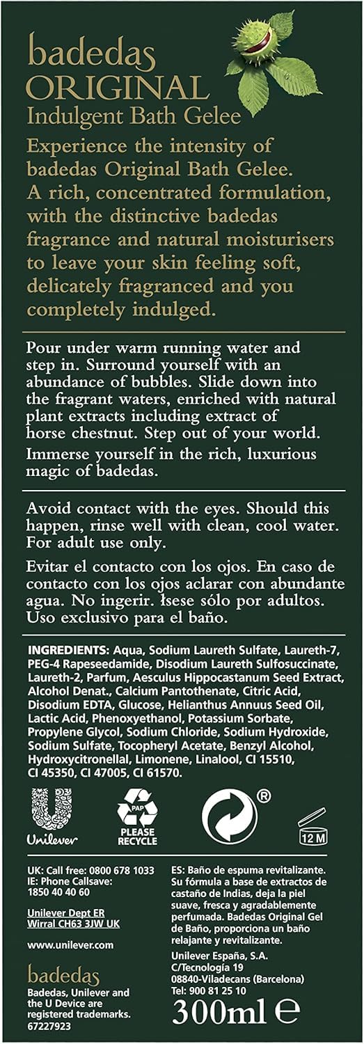 BADEDAS Revitalizing Bath Gel 10.1 oz/300 ml by Badedas