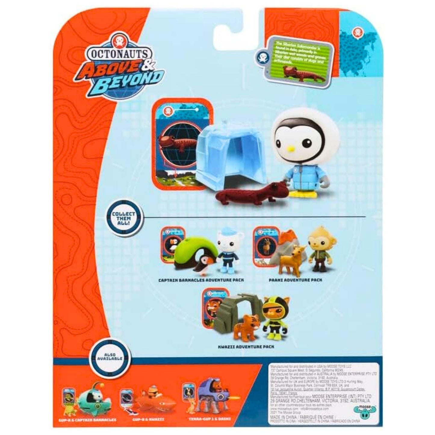 Octonauts Above & Beyond Peso Adventure Pack 7cm Play Figure Toy Playset with Collectible Card & Accessories