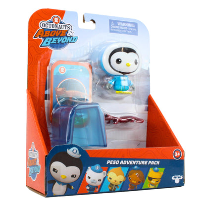 Octonauts Above & Beyond Peso Adventure Pack 7cm Play Figure Toy Playset with Collectible Card & Accessories