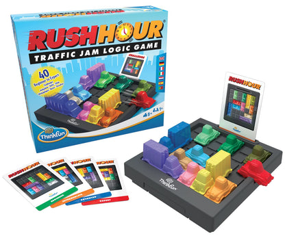 Thinkfun Rush Hour - Traffic Jam Logic, Brain & Challenge Game - STEM Toys for Boys & Girls Age 8 Years Up - Gifts for Kids and Adults