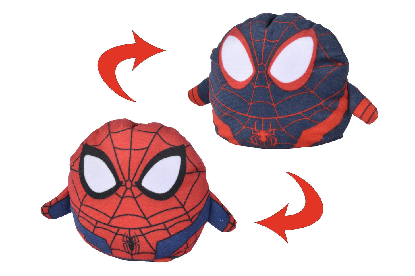 Simba Marvel: Spider-Man peluche r?versible Spiderman/Miles Morales 8 cm