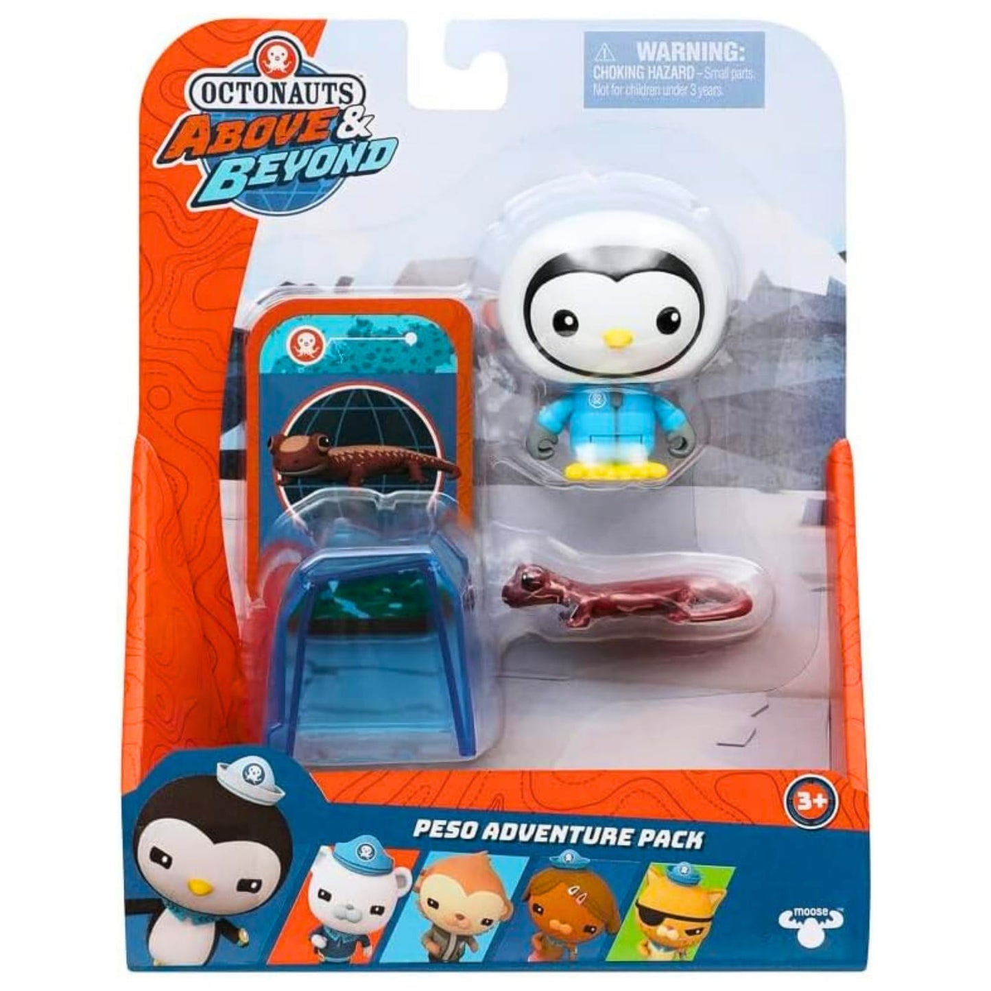 Octonauts Above & Beyond Peso Adventure Pack 7cm Play Figure Toy Playset with Collectible Card & Accessories