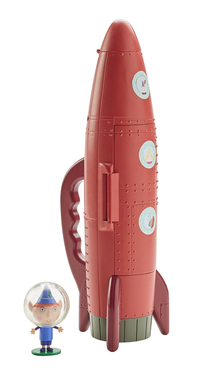 Ben & Holly 07713 Electronic Elf Rocket, Preschool, Gift for 3-6 Year Old, Little Kingom, Interactive Toy with Lights and Sounds