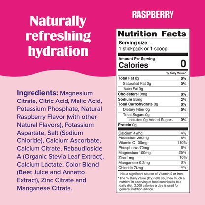 Ultima Replenisher Electrolyte Powder, Raspberry, 288g