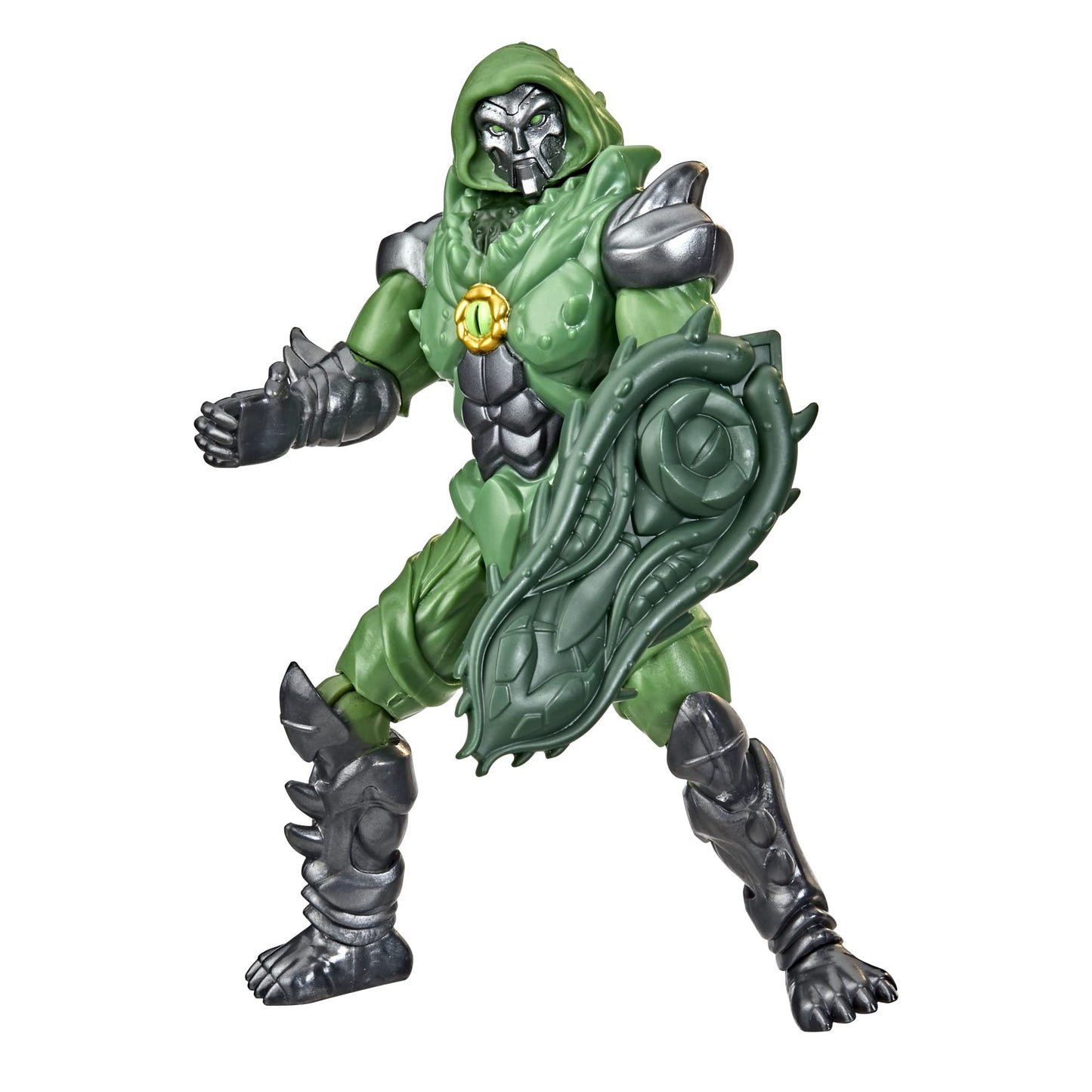 Marvel Hasbro Avengers Mech Strike Monster Hunters Doctor Doom Toy, 15-cm-Scale Action Figure, Toys for Kids Ages 4 and Up, Multicolor,F4759