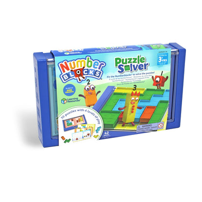 Learning Resources Numberblocks Puzzle Solver, Toys for 3 Year Old Boys and Girls, 50 Puzzles with 4 Levels of Play, Travel Games