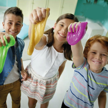 SLIMY Ultimate Bucket Fun - Original Slimy Slime Set with 8 Different Play Masses and Magical Mix-Ins, Maximum Fun for Children with Slime and Elastic Play Clay in Gift Set