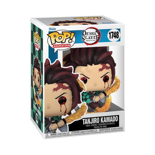 Funko Pop! Animation: DS - Tanjiro Kamado - (Sun Breathing) - Demon Slayer - Collectable Vinyl Figure - Gift Idea - Official Merchandise - Toys for Kids & Adults - Anime Fans