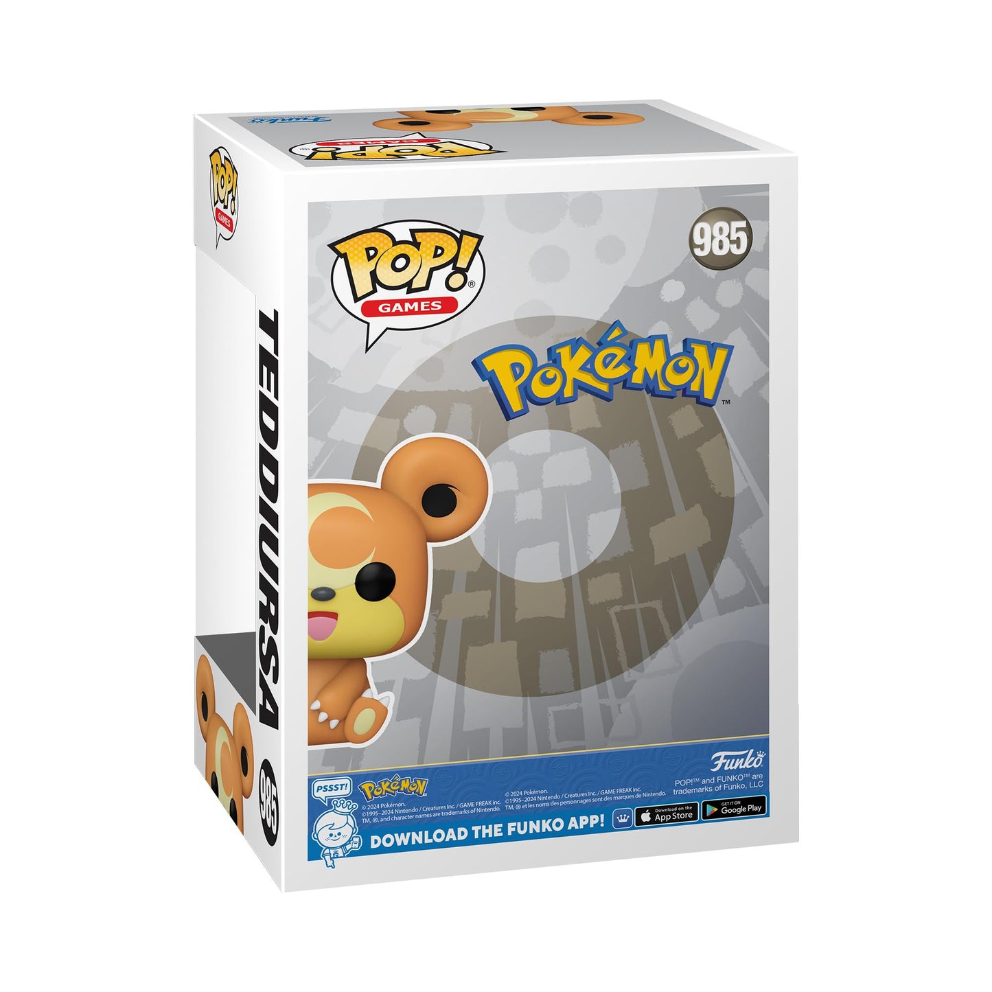 Funko POP! Games: Pokemon - Teddiursa - Collectable Vinyl Figure - Gift Idea - Official Merchandise - Toys for Kids & Adults - Video Games Fans - Model Figure for Collectors and Display