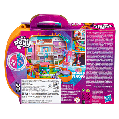 My Little Pony Mini World Magic Compact Creation Maretime Bay Toy - Portable Playset with Sunny Starscout Pony for Children from 5 Years, Multicoloured, F5248, 5.1 x 20.3 x 16.5 cm