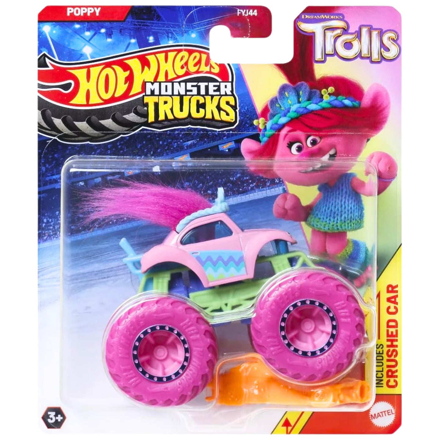 Mattel Hot Wheels Monster Trucks Collectible Toy 1:64 Scale Diecast Model Vehicle -