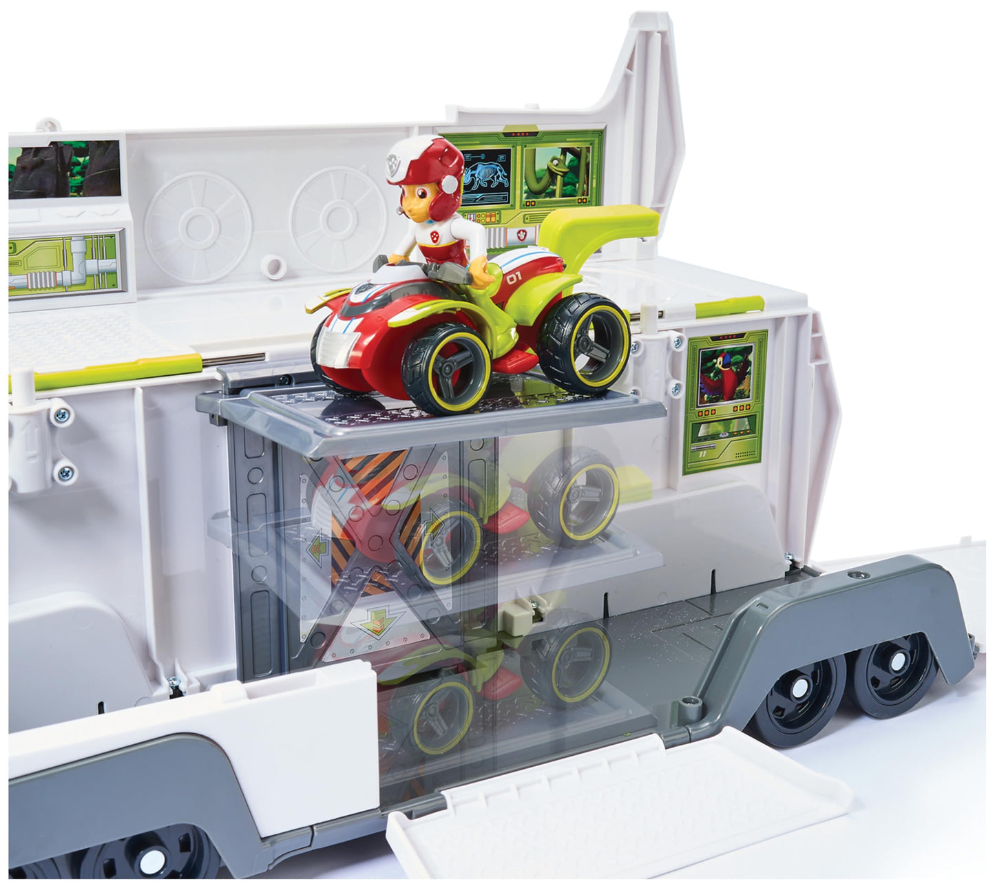 Paw Patrol Jungle Pups, Transforming PAW Patroller, Ryder Action Figure, ATV Toy Car, Vehicle Lift and Sound Effects, Kids? Toys for Boys and Girls Aged 3+