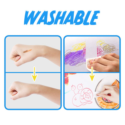 Jar Melo JA90480 Washable Markers -Baby Roo 12 Colors