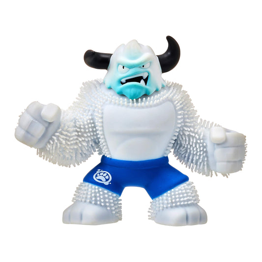 Goo Jit Zu 36536 Stretch Action Figure Frostbite Yeti, Super Flexible Squishy Toy Figure, Sticky Collectible Figure, Squeeze Cartoon Figure, Animal Figure for Squeezing, for Children and Fans from 3