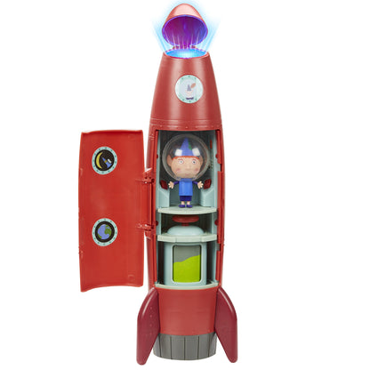 Ben & Holly 07713 Electronic Elf Rocket, Preschool, Gift for 3-6 Year Old, Little Kingom, Interactive Toy with Lights and Sounds