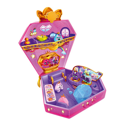 BANDAI Pinky Promise Diamond Palace Playset | Diamond Palace Playset Contains 2 Mini Playsets And 2 Exclusive Gemmy Friends | Combine Gems And Girls Jewellery For Customisable Wearable Fun