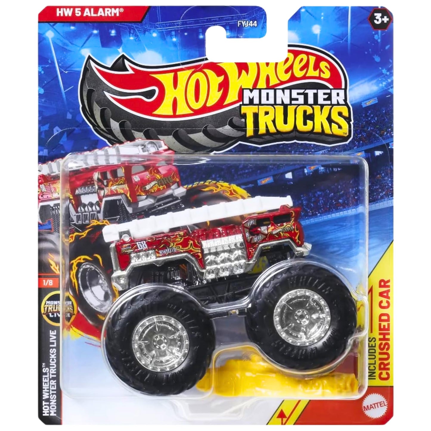Mattel Hot Wheels Monster Trucks Collectible Toy 1:64 Scale Diecast Model Vehicle -