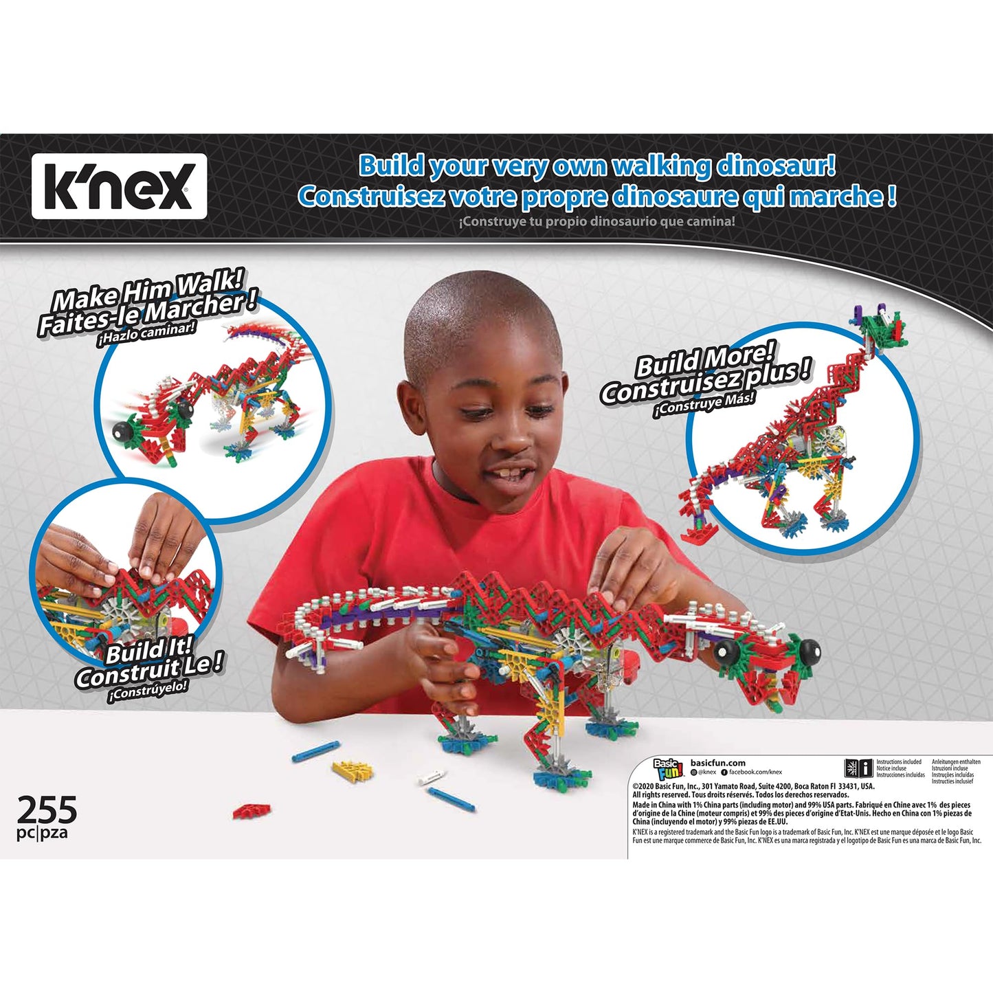 K'Nex Beasts Alive K'Nexosaurus Rex Building Set
